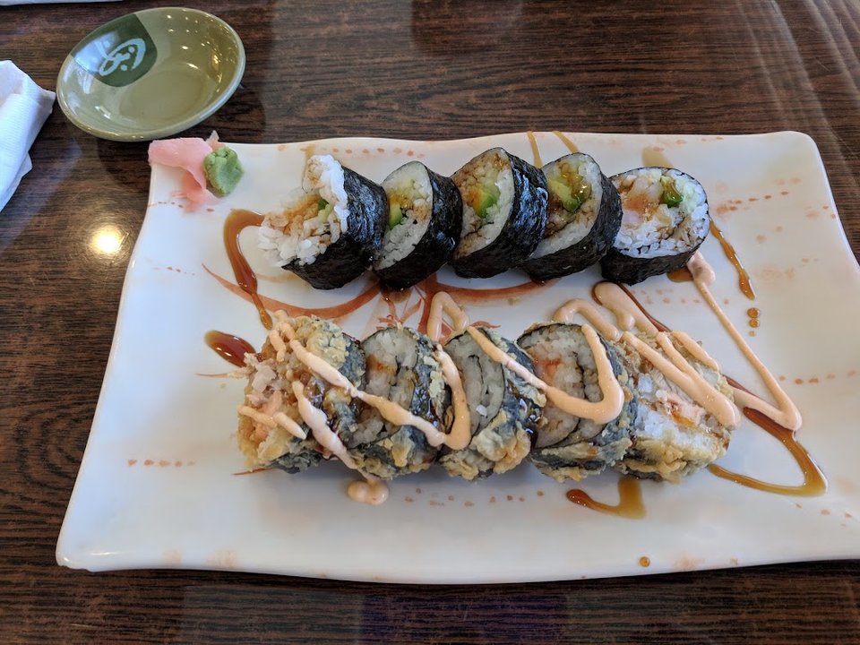 Shrimp Tempura and Phoenix Roll